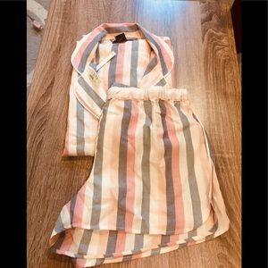 Madewell striped pajama set